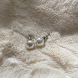 Faux Pearl Earrings